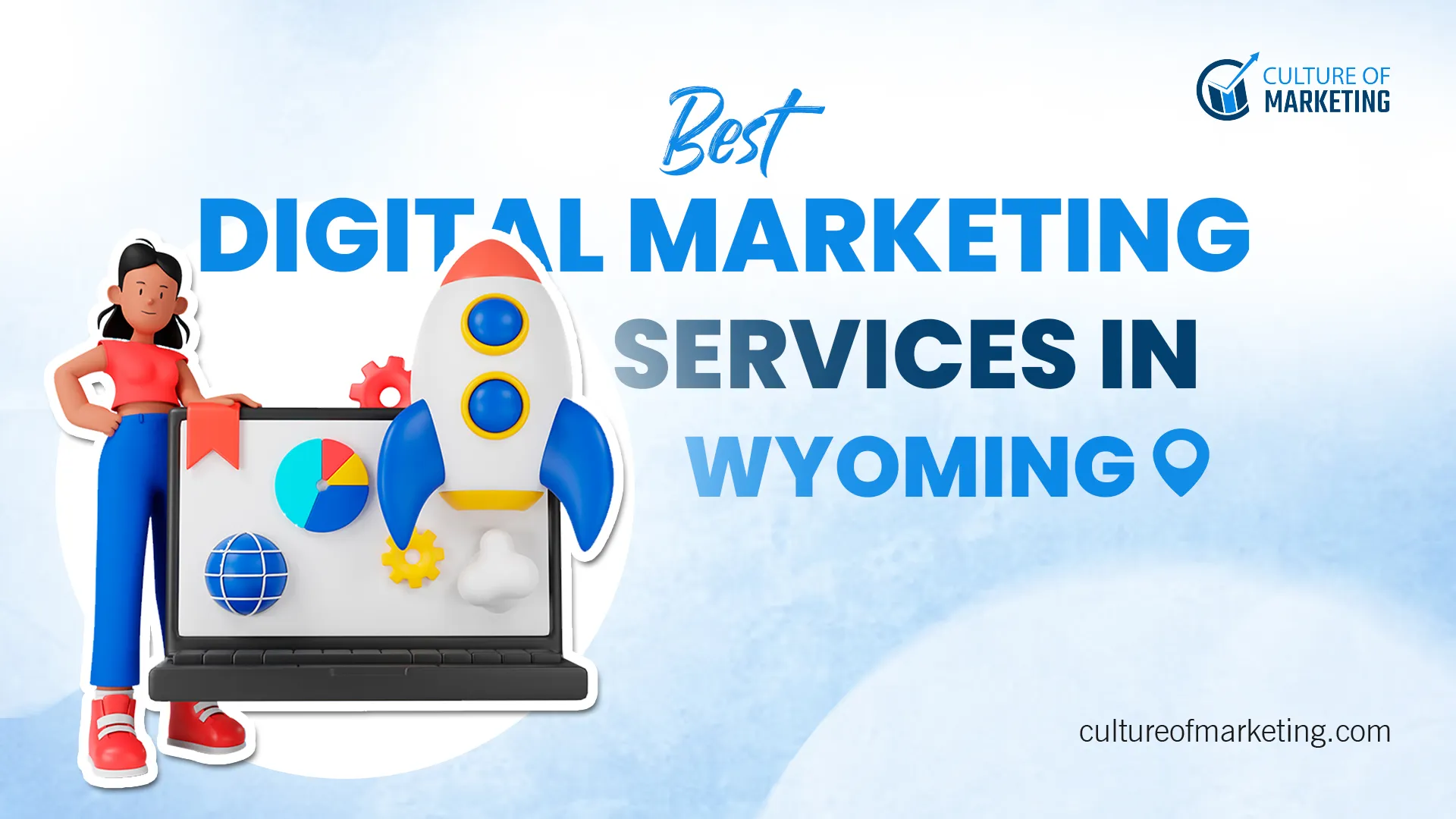 Banner showing best digital marketing services available in Wyoming
